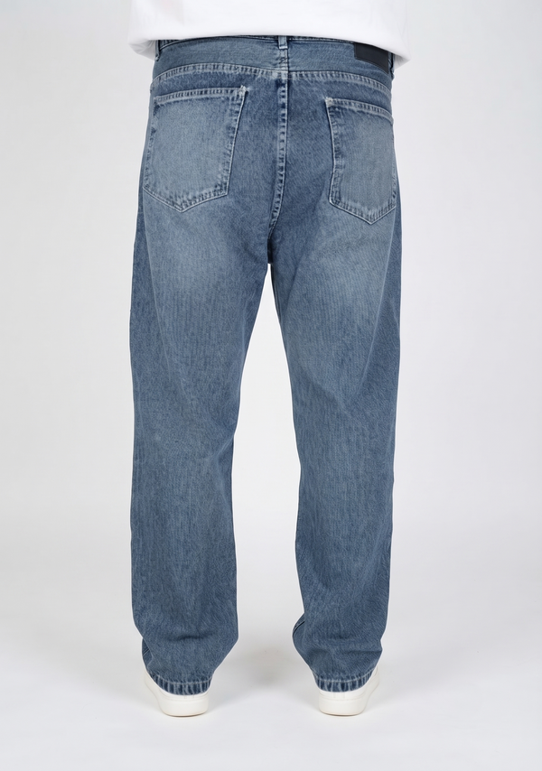 Baggy Fit Jeans — Stone Blue